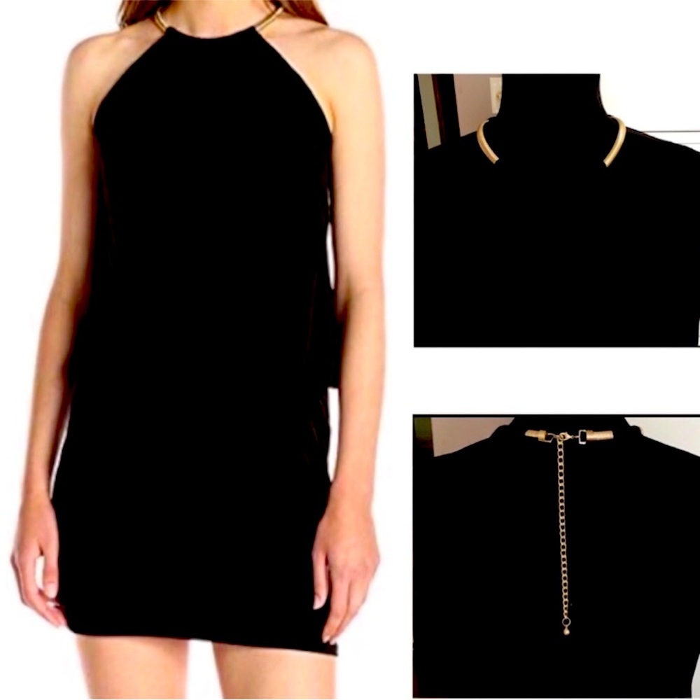 Black Jessica Simpson Halter dress NWT SIZE 6